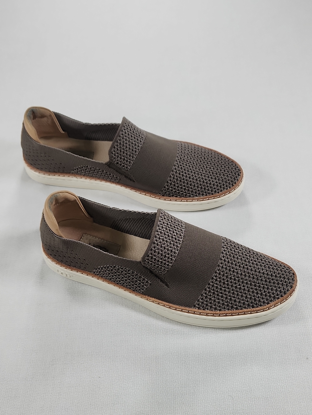 UGG Women's Slip-On Knit Loafers - Taupe